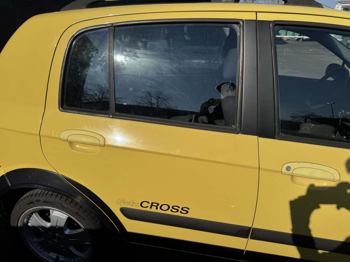 Hyundai Getz Cross original T&uuml;r hinten rechts 3W Willow Green Rohbau Bj.2008